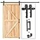 EaseLife 8 FT Sliding Barn Door Track and Handle Hardware KitBasic J PulleySlide Smoothly QuietlyEasy Install 8FT Track Kit for 4048 Wide Single Door