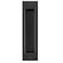 JUBEST 8 Flat Black Barn Door Finger Pull Handle Sliding Door Hardware Solid Heavy Duty Recessed Door Handles NOT Flush Handle and NO Door Include