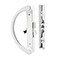 PRIME-LINE PrimeLine C 1253 Diecast Hook Latch Sliding Door Handle White 1 Set