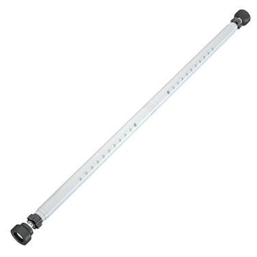 Aglaiprty Sliding Glass Door Security BarAdjustable Security Bar Updated Model16551 inch White