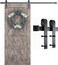 SMARTSTANDARD 68FT Barn Door Hardware Kit Sliding Barn Door Track Smoothly and Quietly Easy to Install Includes StepbyStep Installation Instruction Fit 40 Wide Door Panel J Shape Hanger