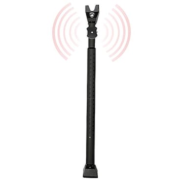 Guard Dog Security Adjustable Sliding Door Security Bar Door Jammer 2in1 Adjustable Door Knob and Sliding Patio Door Stoppers Security with Alarm 40 Different Adjustments by