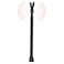 Guard Dog Security Adjustable Sliding Door Security Bar Door Jammer 2in1 Adjustable Door Knob and Sliding Patio Door Stoppers Security with Alarm 40 Different Adjustments by
