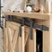 EaseLife 25 FT Mini Cabinet Bypass Double Sliding Barn Door Hardware Track KitEasy InstallSlide Smoothly QuietlyApply for Storage Window TV Stand and Other Shielding No Cabinet