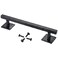 Eumtenr Rustic Barn Door Handles for Sliding Door 12 Heavy Duty Large Design Pull for DIY Sliding Barn Door Gate Shed Garage Square Solid Metal Material Matte Black