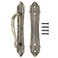 HSEANHM Heavy Duty Pull and Sliding Barn Door Pull Handle Bronze Set Large Rustic TwoSide Design for Gates Garages Sheds Furniture Solid Alloy Material Antique Door Handle Bronze Tone685in