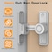 MeBantoo Sliding Barn Door Lock Hardware 90 Degree Locks for Barn Doors Flip Gate Latches for Barn Garden Bathroom Outdoor Garage Window 2 PackSilver