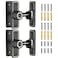 MeBantoo Sliding Barn Door Lock Hardware 90 Degree Locks for Barn Doors Flip Gate Latches for Garden Bathroom Outdoor Garage Window2 PackLuminous Black