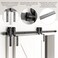 AONAYIOA 6FT Bypass Sliding Barn Door Hardware Kit Combination Track Mode Sliding Door Hardware Double Wooden Doors Use Single Track Bypass Barn Door Hardware Fit for Door Opening 70 6 Feet
