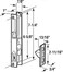 Easy Fix Hardware Sliding Glass Patio Door Handle Set Flush Mount NonKeyed 658 Screw Holes Sliding Door Handle Replacement Hardware Repair Fix Sliding Door DL502 White