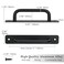 Malimali 4 Pack Black Barn Door Handles 5 Hole Center Gate Handle Sliding Door Handles Modern Aluminium Door Pull for Pocket Door Bifold Closet Doors Hardware Replacement