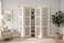 Rio Salto Gold Bifold Barn Door Hardware Kit 64 Closet Contractor Grade Heavy Gauge Aluminum Sliding Bi Fold Track System for 4 15 Panels 4 Rollers with Matching Knobs Hardware Only