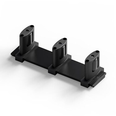 BINOTE Sliding Closet Door Floor Guide Sliding Door Guides Floor Mount for Double Bypass Door Update Adjustable 3Roller Design