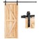EaseLife 53 FT Sliding Barn Door Hardware Track KitBasic J PulleySlide Smoothly QuietlyEasy Install 53FT Track Kit for 3032 Wide Single Door