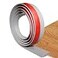 FONUNO Floor Transition Strip Self Adhesive Carpet Flooring Transitions Edging Trim Strip PVC Threshold Transitions Suitable for Threshold Height Less Than 5mm 20Ft Gray