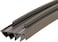 M-D Building Products MD Building Products 67967 Kerf Style 36 Inch Vinyl Replacement Door Bottom with Vinyl Fins Brown 2 Pack