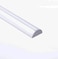 Dalrun Clear Acrylic Shower Threshold 12 X 14 WxL Transparent Shower Dam Shower Splash Guard 39 LongHalf RoundPeel and Stick