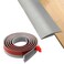 LLZHYA Floor Rubber Transition Strip Self Adhesive Carpet to Tile Transition Strip Edging Trim Strip for Threshold Transitions with a Height Less Than 5 mm02in Grey 656FT