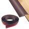 LLZHYA Floor Rubber Transition Strip Self Adhesive Carpet to Tile Transition Strip Edging Trim Strip for Threshold Transitions with a Height Less Than 5 mm02in Coffee 656FT