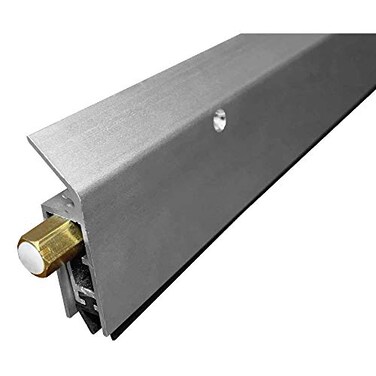 Legacy Manufacturing, LLC. Fire RatedLight DutySurface Mounted Automatic Door Bottom 7123CA with Solid Rubber Extrusion SMS 6 x 1 Supplied 36 L x 1932 W x 2 H