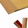 LLZHYA Floor Rubber Transition Strip Self Adhesive Carpet to Tile Transition Strip Edging Trim Strip for Threshold Transitions with a Height Less Than 5 mm02in Tawny Brown 164FT