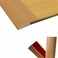 LLZHYA Floor Rubber Transition Strip Self Adhesive Carpet to Tile Transition Strip Edging Trim Strip for Threshold Transitions with a Height Less Than 5 mm02in Tawny Brown 164FT