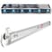 IRONWALLS Push Bar Panic Exit Device with Alarm Exterior Lever 70cm275 Long Alarmed Emergency Exit Door Push Bar Lock Fireproof Commercial Panic Door Hardware for Doors 27541 Wide
