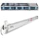 IRONWALLS Push Bar Panic Exit Device with Alarm Exterior Lever 70cm275 Long Alarmed Emergency Exit Door Push Bar Lock Fireproof Commercial Panic Door Hardware for Doors 27541 Wide