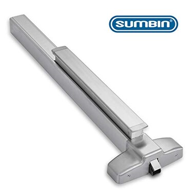 SUMBIN Extra Heavy Duty Commercial 36 Panic Push Bar Door Lock Panic Exit Device Ansi Grade 1 and UL CUL 3H Fire Rated with Dogging Function Aluminium Material