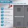 IRONWALLS Surface Vertical Rod Exit Device 32in Commercial Door Push Bar Panic Device with Single Point Top Latching Stainless Steel Emergency Exit Panic Bar for 3248 W 67ft81ft H Doors