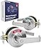 OAKMOORE Commercial Door Handle Vacant Occupied Commercial Restroom Lock for Public Bathroom Industrial Buildings