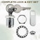 Knupp Co. Replacement Lock Key Set Compatible with Rubbermaid Commercial Cart 6181 FG6181L20000 12 Locks with 24 Keys 12 PK