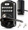 Veise Keypad Door Lock with Handle Keyless Entry for Front Door Bedroom Electronic Lock with Code AutoLocking Easy Installation Passage Mode Matte Black