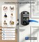 Veise Keypad Door Lock with Handle Keyless Entry for Front Door Bedroom Electronic Lock with Code AutoLocking Easy Installation Passage Mode Matte Black