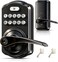 Veise Keypad Door Lock with Handle Keyless Entry for Front Door Bedroom Electronic Lock with Code AutoLocking Easy Installation Passage Mode Matte Black
