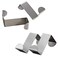 Mziart Pack of 4 Stainless Steel Reversible Over Door Cabinet Drawer Hooks Office Kitchen Towel Coat Hooks Rack Silver