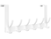 Optish Over The Door Hooks Door Hanger Hooks for Hanging Over The Doors Towel Racks for Bathroom with 12 Coat Hook Coat Rack Bathroom Accessories1 Pack White