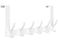 Optish Over The Door Hooks Door Hanger Hooks for Hanging Over The Doors Towel Racks for Bathroom with 12 Coat Hook Coat Rack Bathroom Accessories1 Pack White