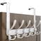 Dseap Over Door Hook 20 Upgraded Version SimpleAssembly Strong HeavyDuty Stainless Steel 5TriHook Over The Door Hanger Rack SimpleStrong Series White
