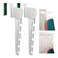 Wonder Hanger Over The Door 2Pack Organizer for Clothes Hangers SpaceSaving Cascading Hanger Hooks White