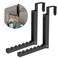 ZMBESUP Over The Door Hanger Folding Clothes Drying Rack Folding Hanging Coat Rack for Indoor Laundry Room Compact Small Space Foldable Portable Clothing Hanger Hook Collapsible 2 PackBlack
