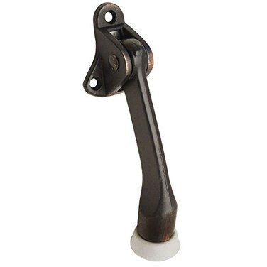 Designers Impressions Oil Rubbed Bronze Heavy Duty Kick Down Door Stop 53812