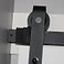 Plasmatio Magnetic Door Stop for Barn Door Black