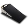 Premium Zone Large Rubber Door Stopper with Brushed Stainless Steel Handle and Hook Door Stop That Wont Scratch Floor or Door Works On All Surfaces