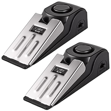 COTOUXKER Door Stop Alarm Door Stopper Security for Home Travel Apartment with 120DB Siren Portable Safety Tool 2 Pack