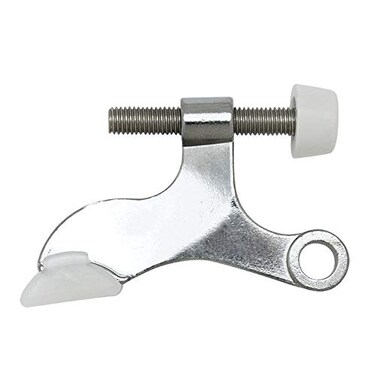 Designers Impressions 10 Pack Polished Chrome Heavy Duty Hinge Pin Adjustable Door Stop 3619