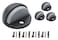 QCAA Low Dome Floor Door Stop H 254 x Diameter 445mm Zinc Die Cast ORB Oil Rubbed Bronze Powder Coated Made in Taiwan 4 Pack