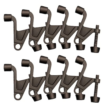 Design House Jumbo Hinge Pin Door Stop Wall Protector with Rubber Tip Design House Oil Rubbed Bronze Adjustable Door Stoppers 10Pack 181867