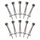 Design House Door Stop Wall Protector with Rubber Tip Design House Satin Nickel Solid Steel Cast Door Stoppers 10Pack 181735