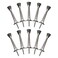 Design House Door Stop Wall Protector with Rubber Tip Design House Satin Nickel Solid Steel Cast Door Stoppers 10Pack 181735